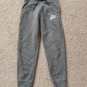 Nike Kids Charcoal Gray Sweatpants